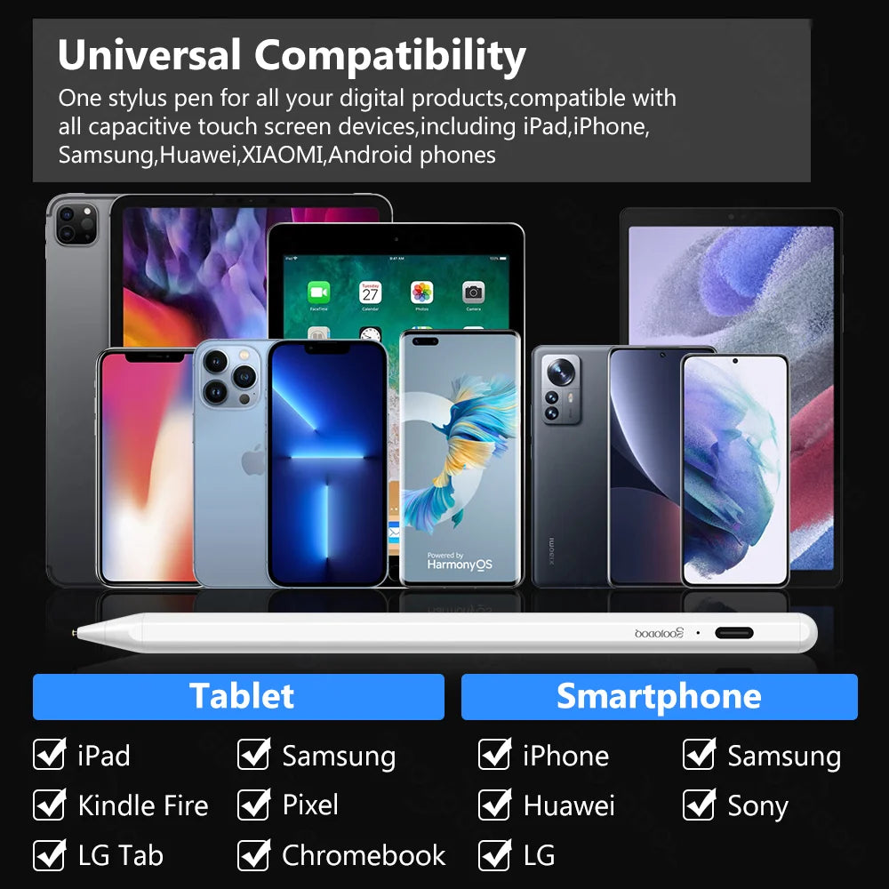 Stylus Pencil for Tablet Android or iOS Goojodoq