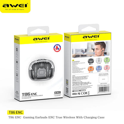 Noise Canceling Earphones Wireless T86