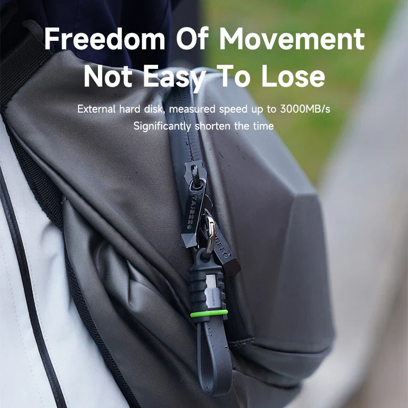 USB-C Charger Cable Portable Keychain Hagibis