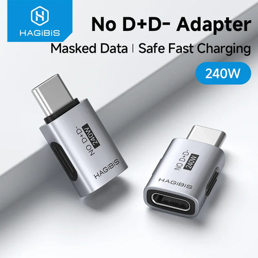Hagibis USB-C Data Blocker Adapter 240W