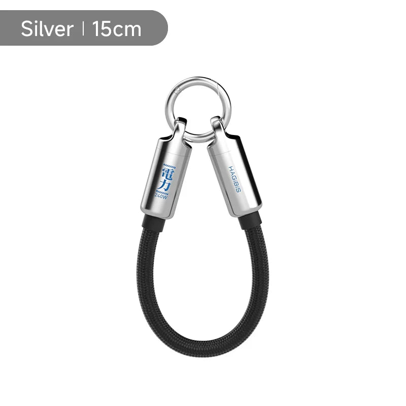 Hagibis Lanyard Cable 240W Keychain Charger