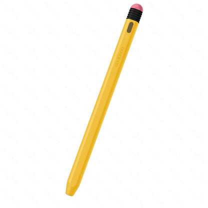 A collection of Goojodoq stylus pens with Type-C port cases in various colors displayed alongside a smartphone.