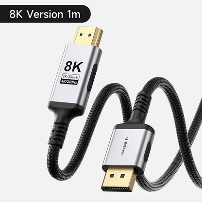 Hagibis DisplayPort to HDMI Cable 8K