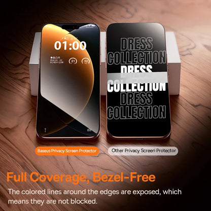 Baseus Corning Privacy Tempered Glass for iPhone 17