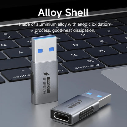 Hagibis USB-A to USB-C Adapter 10Gbps 60W