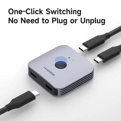 Hagibis USB-C Bidirectional Switch 8K 60Hz 10Gbps 100W