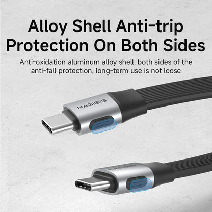 Short USB C to USB C Full Function Cable USB4 V2 Hagibis