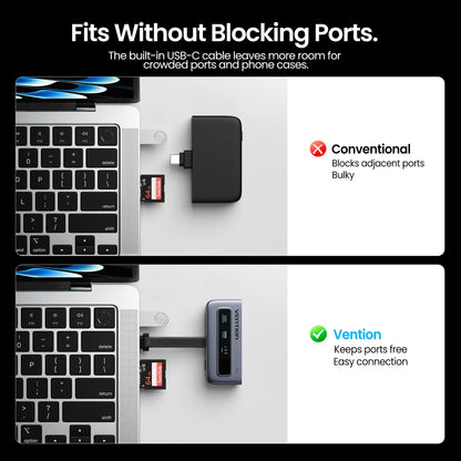 VENTION 5G Wireless USB-C to HDMI Extender 1080P 60Hz 50m