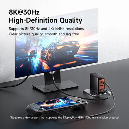 Hagibis USB-C TV Dock for Nintendo Switch 1 & 2 with 100W GaN Charger