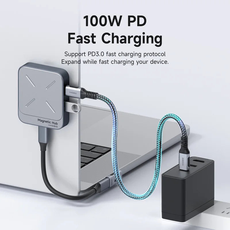 USB-C Hub Dual Side Magnetic TC100S Hagibis