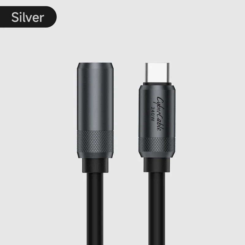 USB C Extension Cable Male to Female PD 240W Hagibis