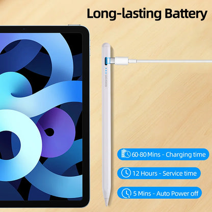 Capacitive Stylus Pen for iPad (2018–2024 Models)