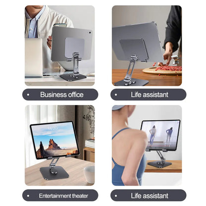 Tablet Stand Holder 360º Rotation Metal Goojodoq