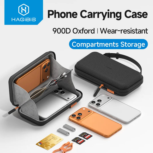 Hagibis Hard Shell Phone Travel Organizer Case