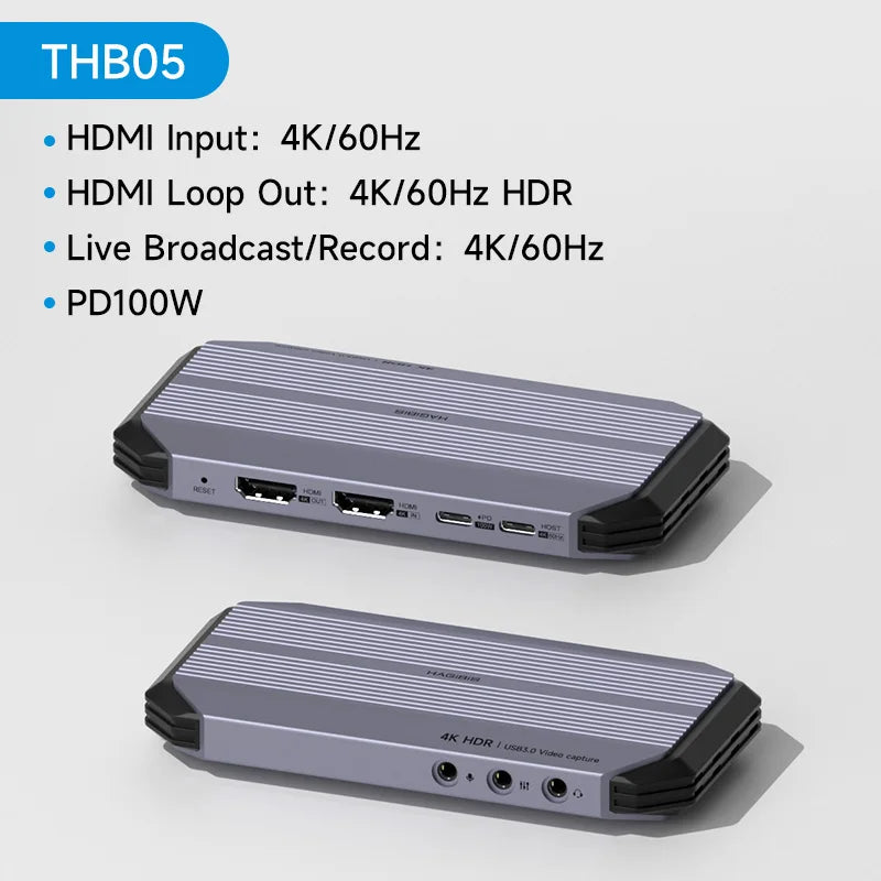 Professional Video Capture Card 4K 60Hz Hagibis