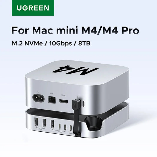 11-in-1 USB-C Docking Station for Mac mini M4/M4 Pro