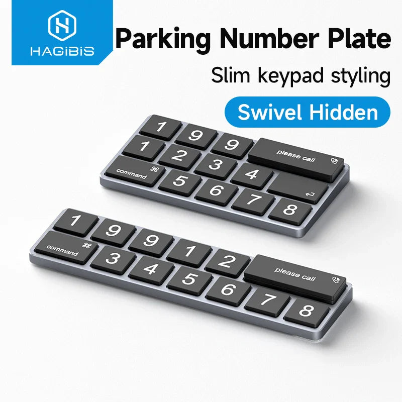 Parking Number Plate Temporary Card Hagibis