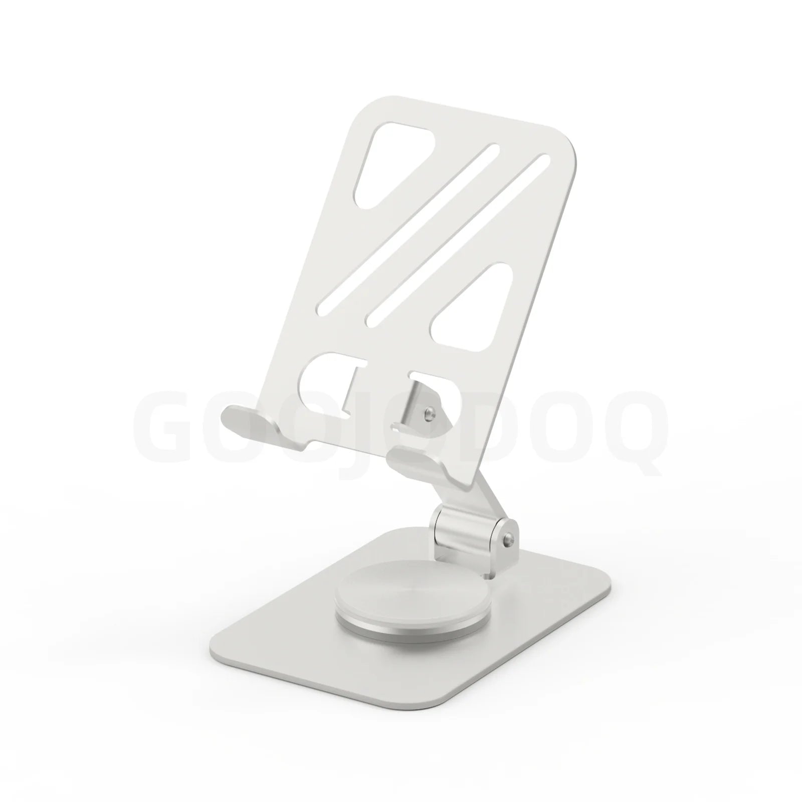 White phone holder on a white background