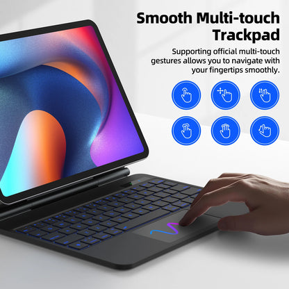 Magnetic Keyboard for iPad Air 4/5/6 & Pro (2018–2024)