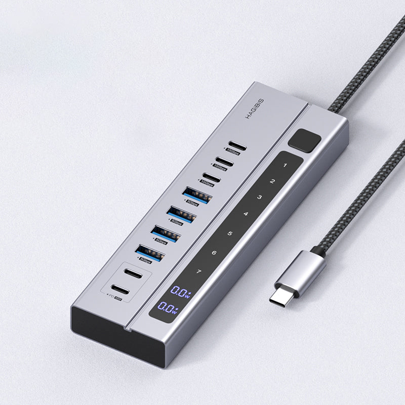 Hagibis Docking Station 2.0 Multi-C Port Expansion with LED Display