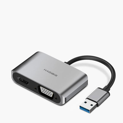 Hagibis USB 3.0 to HDMI VGA Adapter