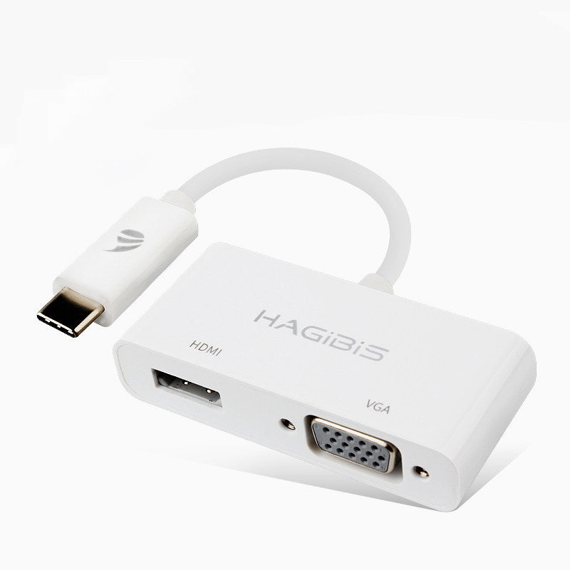 Hagibis USB C to HDMI VGA Converter
