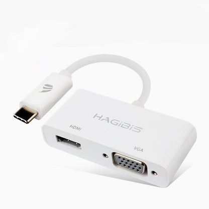 Hagibis USB C to HDMI VGA Converter