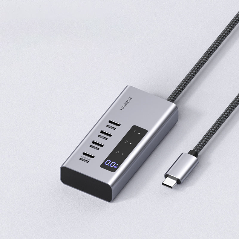 Hagibis Docking Station 2.0 Multi-C Port Expansion with LED Display
