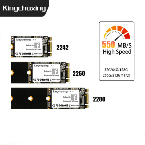 Kingchuxing M.2 SATA SSD NGFF 2242/2260/2280